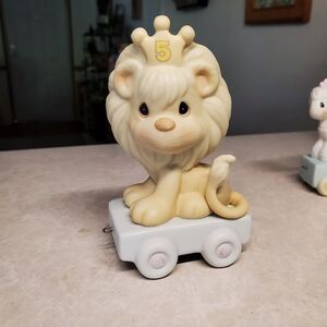 Precious Moments Birthday Train Age 5 "This Day Is Something To Roar About" Lion